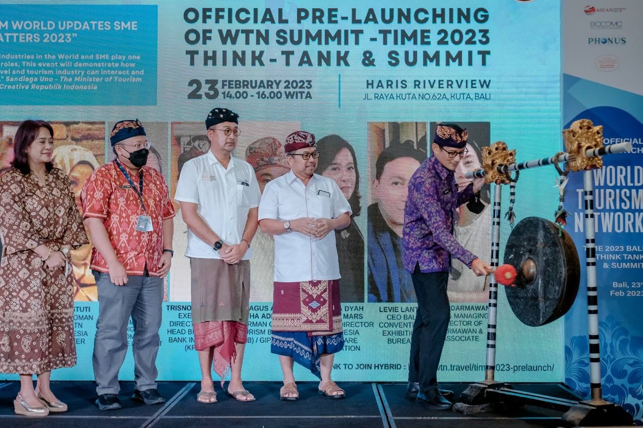 Sandiaga Uno Dukung Bali Gelar World Tourism Network 2023  (FOTO: MNC Media)