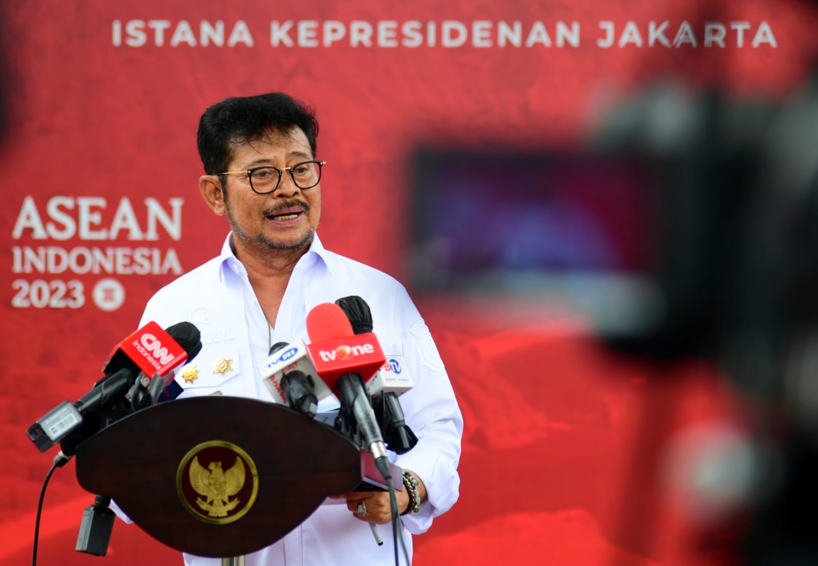 Mentan Sebut Jokowi Minta Semua Menteri Perhatikan Ketersediaan Pangan. (Foto: Biro Pers Setpres)