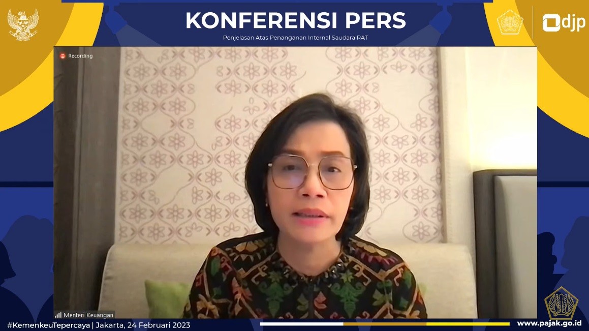 Terkait Moge, Sri Mulyani Minta Dirjen Pajak Ungkap Sumber Harta Kekayaan. (Foto: MNC Media)