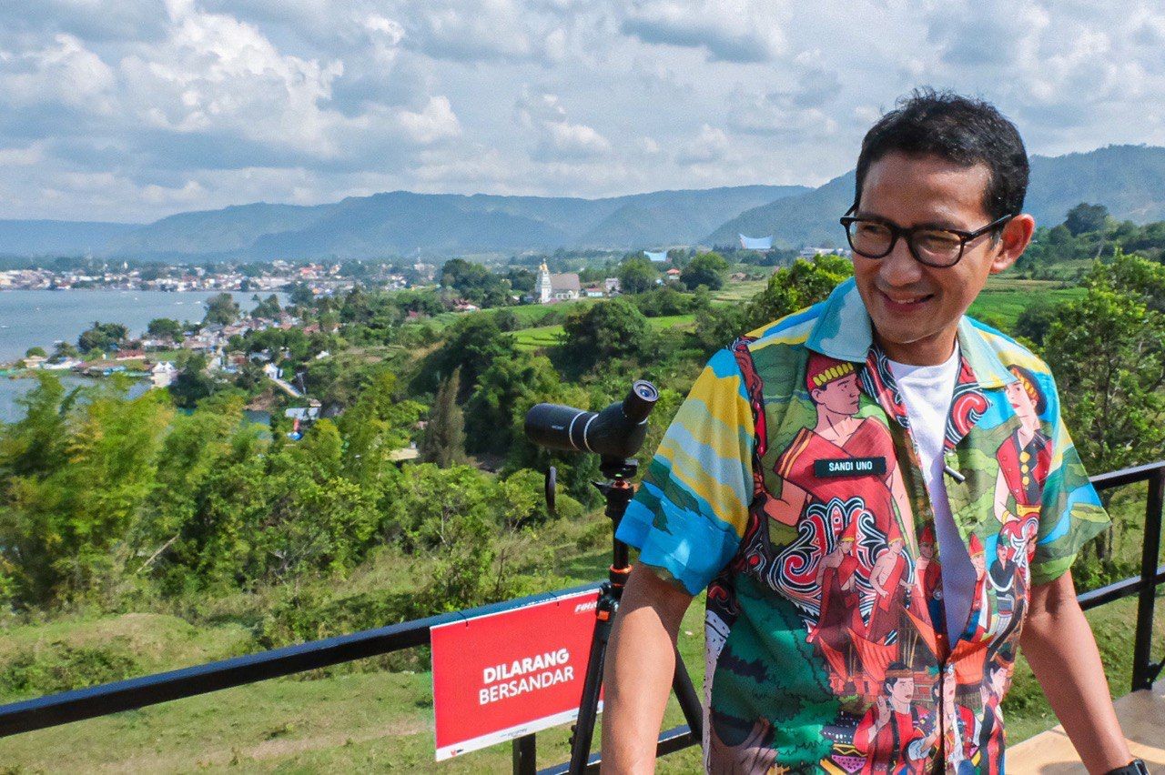 Masyarakat Antusias Saksikan F1PowerBoat, Sandiaga: Pariwisata Menggeliat, Ekonomi Bangkit. (Foto: MNC Media)