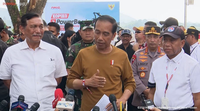 Jokowi Harap Ajang Balap Formula One Digelar di Indonesia. (Foto: MNC Media)