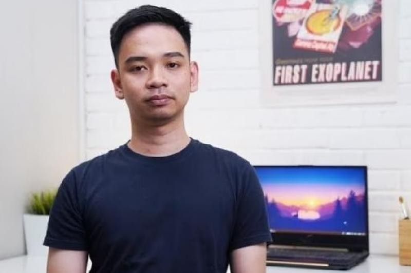 Penghasilan David GadgetIn per Bulan, Viral karena Fotonya Kesalahan Media Asing  (Foto: MNC Media)