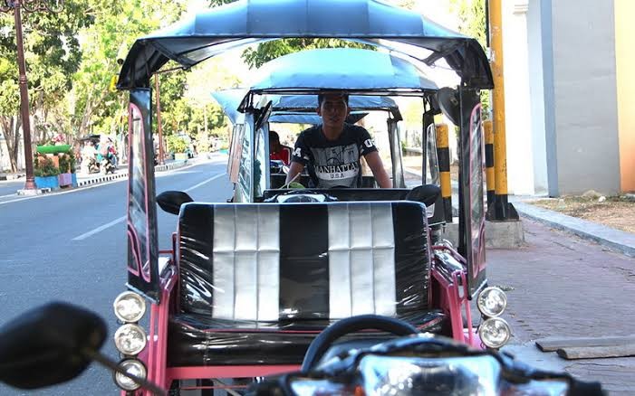 Ketiban Berkah Gelaran F1 Powerboat, Pengemudi Bentor Raup Rp200 Ribu per Hari (FOTO:MNC Media)