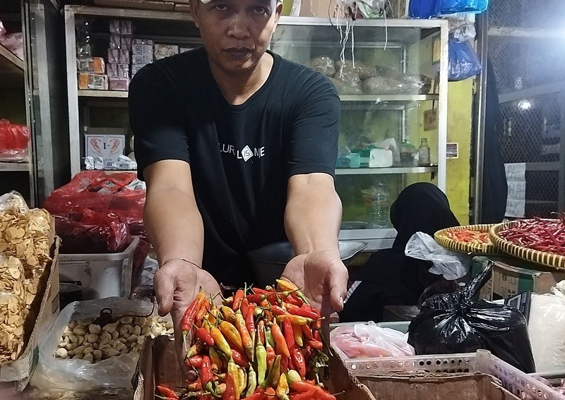 Bunda, Harga Cabai hingga Telur Ramai-Ramai Turun Jelang Puasa. (Foto: Avirista/MPI).