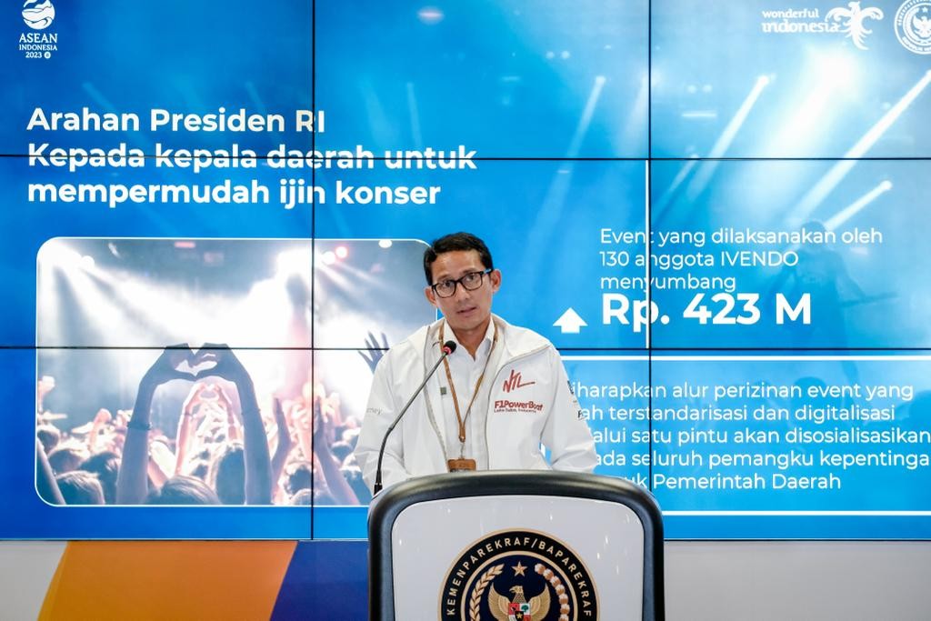 Menparekraf: Kemudahan Izin Event Potensial Ciptakan Pergerakan Ekonomi hingga Rp170 Triliun (FOTO: Ist)