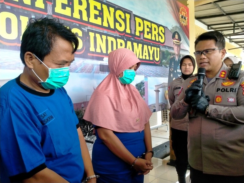 Pasutri Bandar Arisan Tipu Ratusan Orang Hingga Rp1,5 Miliar. (Foto: MNC Media)