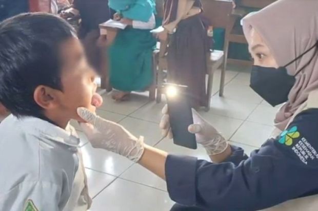 Wabah Difteri Melanda Garut, Dinkes Jabar Genjot Imunisasi. (Foto: Agung Bakti Sarasa/MNC Media)
