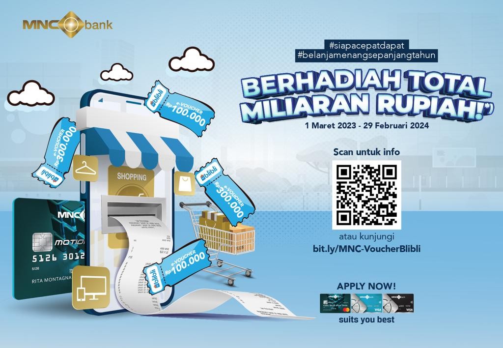 Intip Promo Kartu Kredit MNC Bank, Ada Cashback Isi BBM sampai Diskon Makan. (Foto; MNC Media)