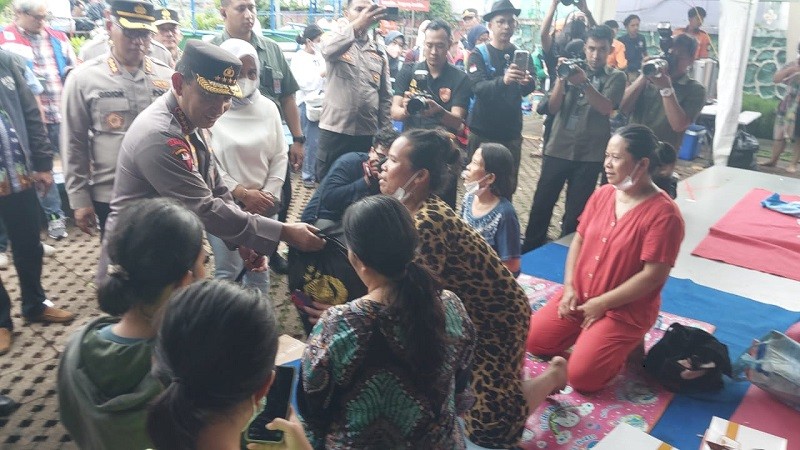 Kapolri Sebut Korban Tewas akibat Kebakaran Depo Plumpang Masih Diidentifikasi. (Foto: MNC Media).