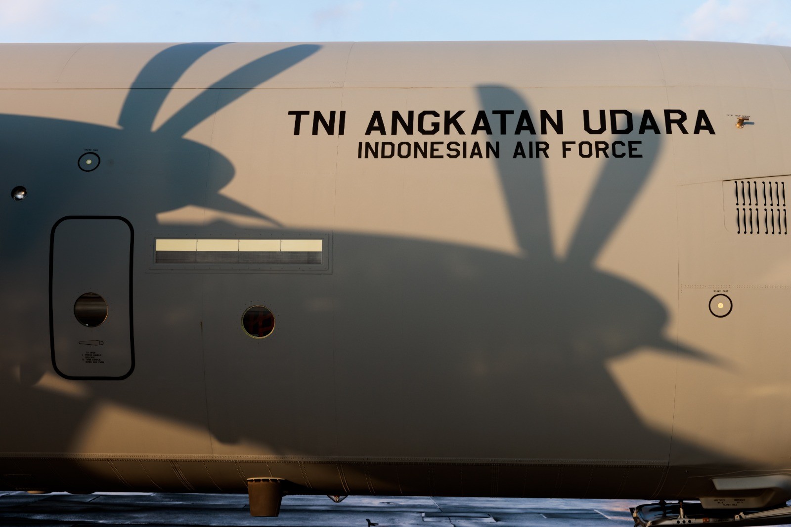 RI akan Kedatangan Pesawat C-130J Super Hercules dari AS Hari Ini. (Foto: MNC Media)