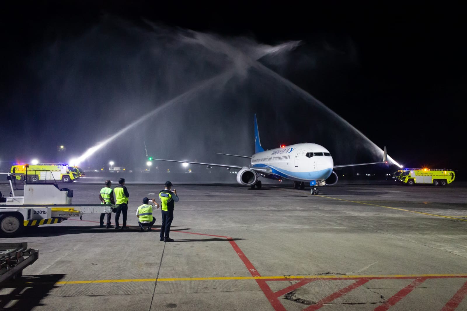 Penerbangan Langsung Xiamen-Denpasar Resmi Dibuka, Bakal Pacu Pariwisata Bali. (Foto: Kemenhub)