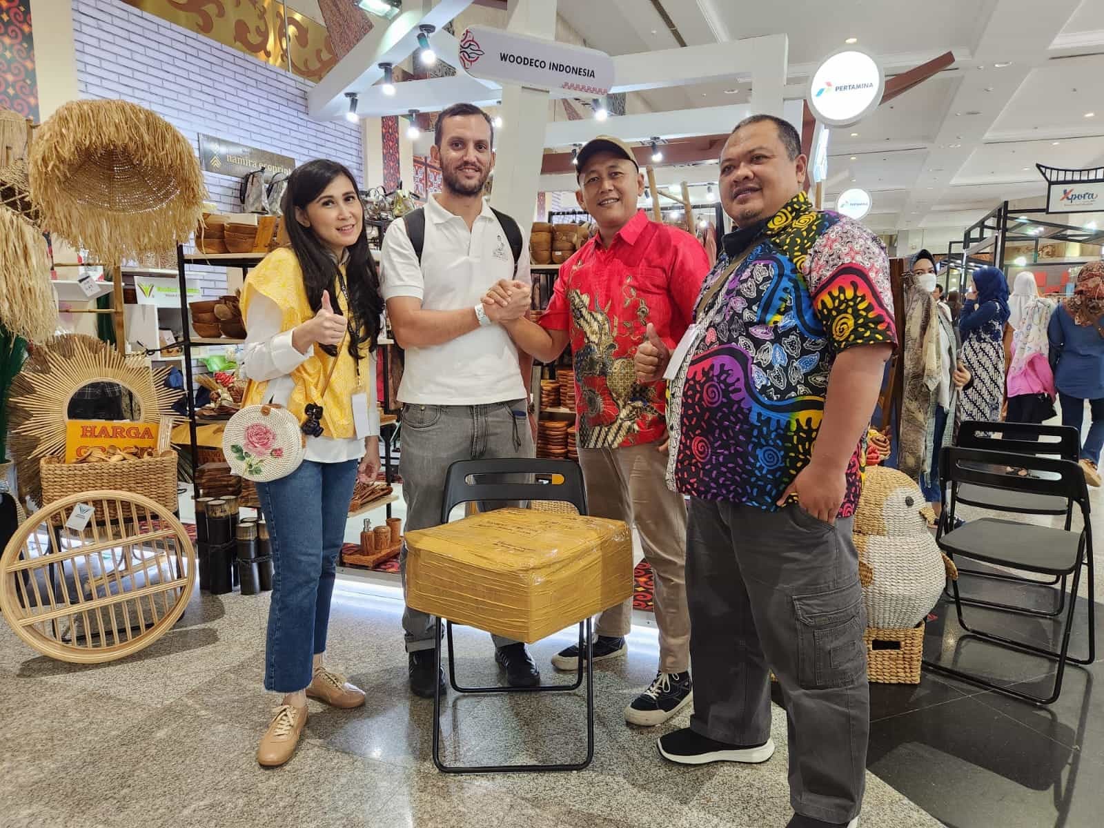 UMKM Pertamina Raih Transaksi Hingga Lebih 2,4 Miliar di Inacraft 2023. (Foto: Pertamina/Adv)