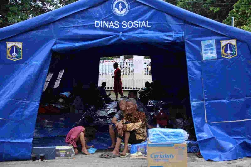 Puluhan Korban Kebakaran Depo Plumpang Masih Bertahan di Posko Pengungsian (Foto: MNC Media)