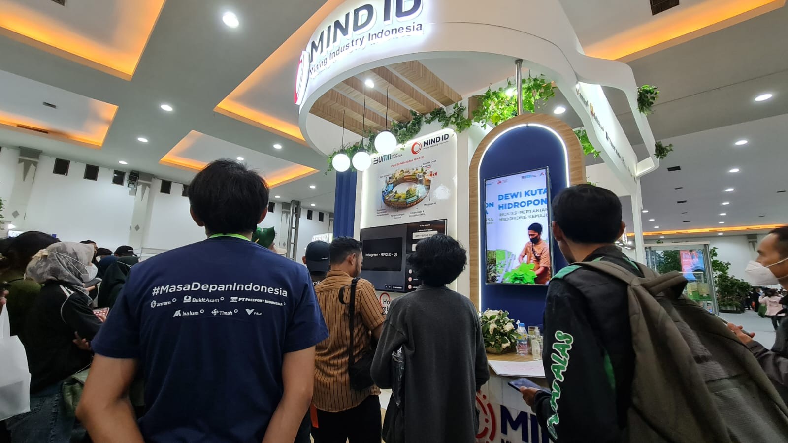 MIND ID Raih Predikat Booth Terbaik di Indogreen Expo 2023. Foto: MNC Media.