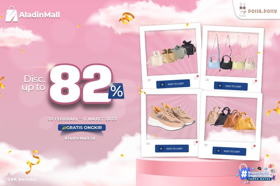 Hunting Fashion Wanita Kekinian di AladinMall Diskon hingga 82 Persen + Gratis Ongkir. (Foto: MNC Media)