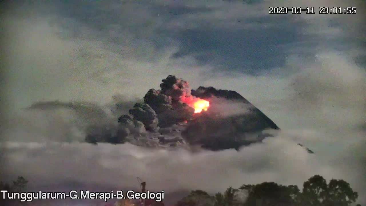 Merapi Erupsi, BPPTKG: Masih Terkait dengan Letusan Besar 2010. (Foto: MNC Media)