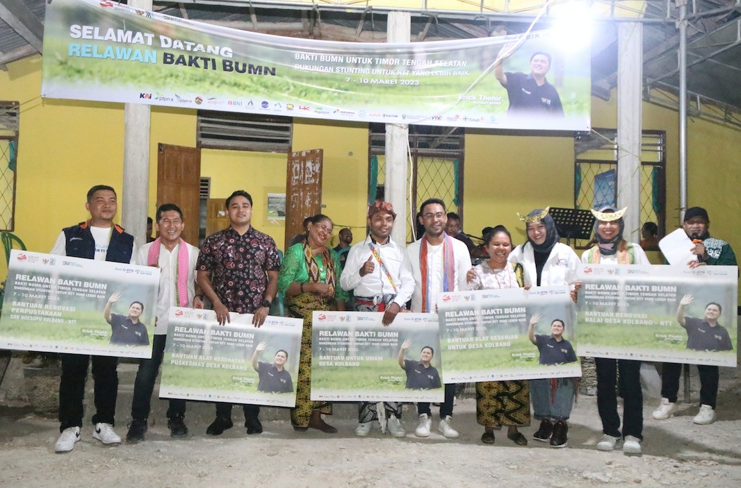 BTN (BBTN) Salurkan Ratusan Juta untuk Tekan Stunting di Desa Kolbano NTT (FOTO:Dok Ist)
