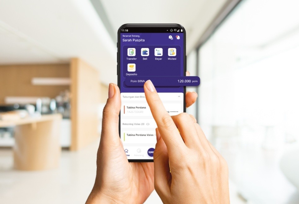 Bank Ina (BINA) Bidik Transaksi Digital Naik 167 Persen Sepanjang 2023 (FOTO:Dok Ist)