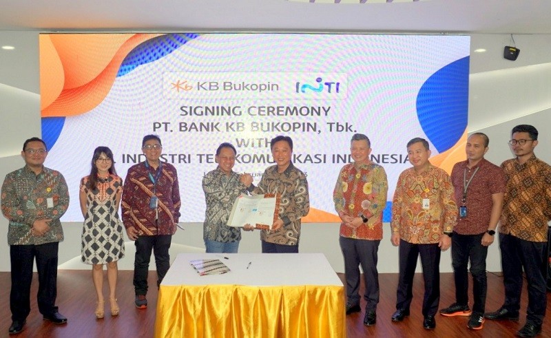 Pelopori Penyaluran KUR dengan Sistem Digital, Bank KB Bukopin Gandeng PT INTI Persero. (Foto: KB Bukopin/Adv)