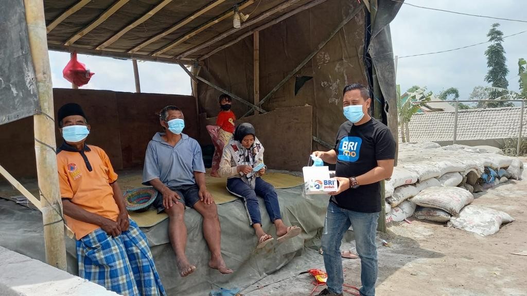 Tanggap Bencana Erupsi Gunung Merapi, BRI Salurkan Bantuan bagi Warga Terdampak. (Foto: BBRI/Adv)