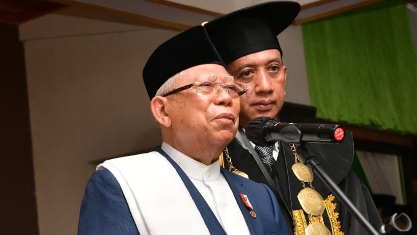Ma'ruf Amin Minta Transparansi Seleksi Masuk Mahasiswa PTN. (Foto MNC Media)