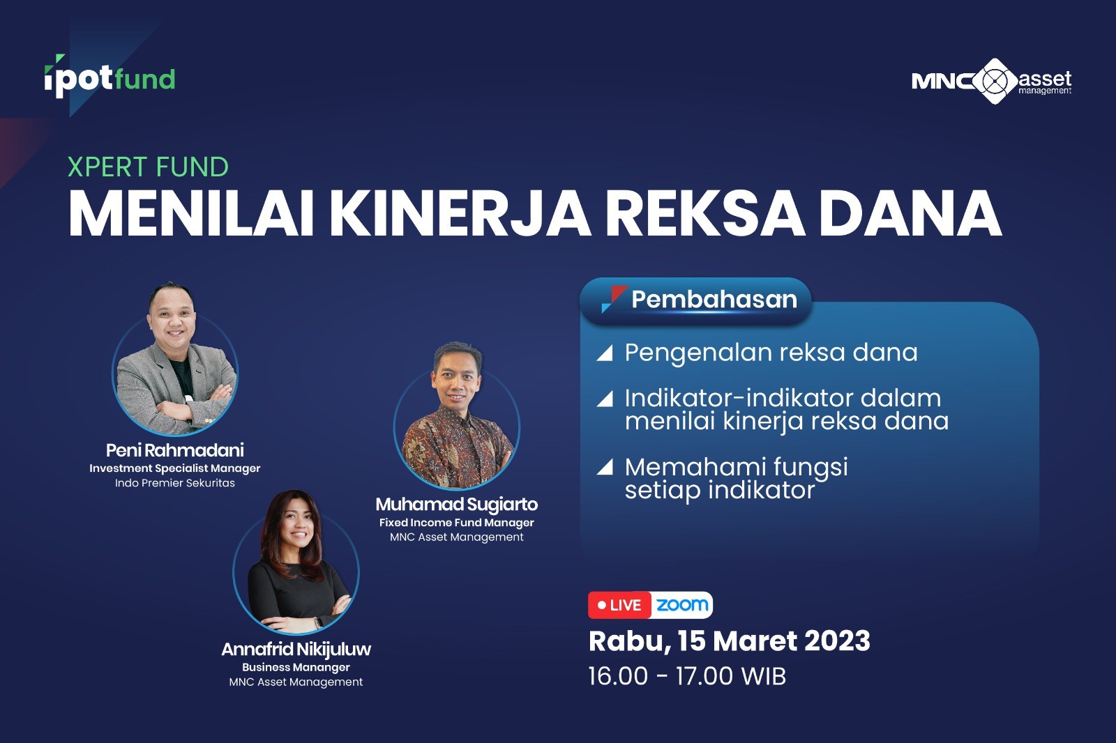 Daftar Segera! Webinar Xpert Fund : Menilai Kinerja Reksa Dana (FOTO MNC Media)