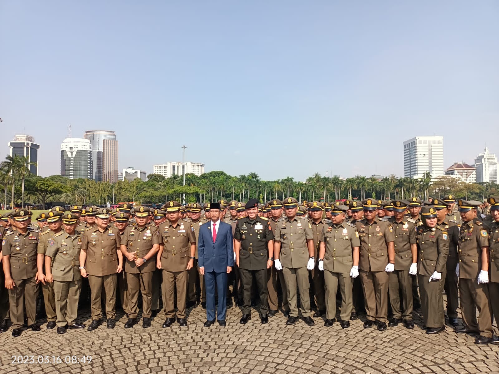 Pj Gubernur DKI Minta Satpol PP Humanis dan Utamakan Kemudahan Investasi (FOTO: MNC Media)
