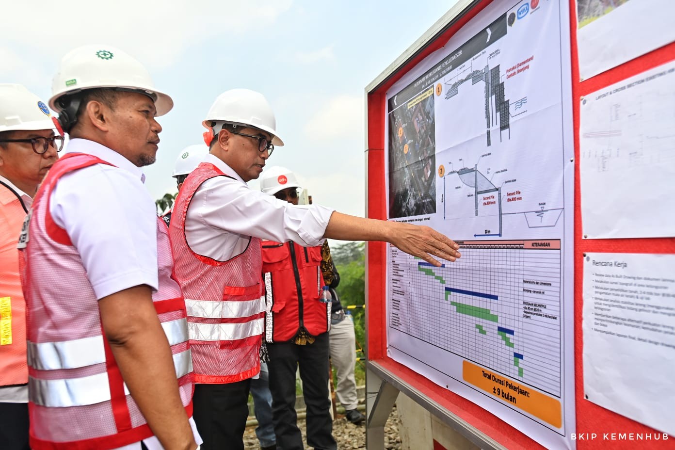 Jalur Kereta Bogor-Sukabumi Uji Coba Operasi usai Longsor, Menhub Minta Kecepatan Dikurangi. (Foto: Kemenhub)
