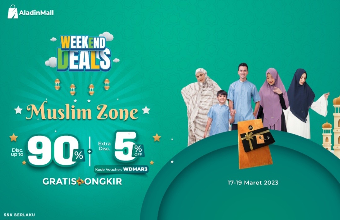 Sambut Ramadan dengan Pakaian Muslim di AladinMall, Diskon hingga 90 Persen (FOTO:MNC Media)