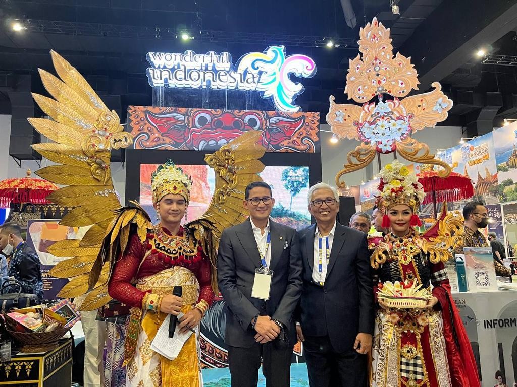 Penerbangan Langsung Indonesia-Malaysia Dibuka, Sandiaga Uno Yakin Target Wisman Tercapai (Foto: MNC Media)