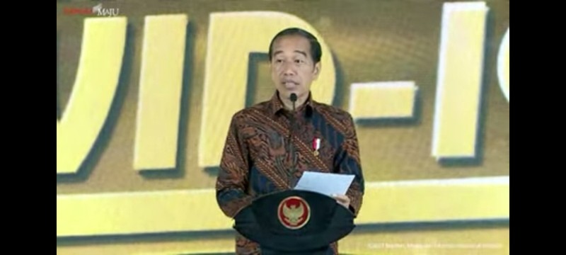 Suksesnya Penanganan COVID-19, Jokowi: Semuanya Bekerja Kalau Kita Tertekan. (Foto: MNC Media)