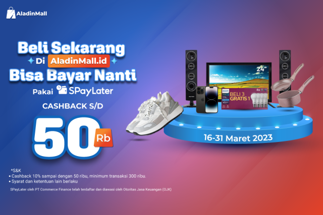 Mantap, Belanja di AladinMall Kini Bisa Bayar Pakai Shopee Paylater (Foto: MNC Media)