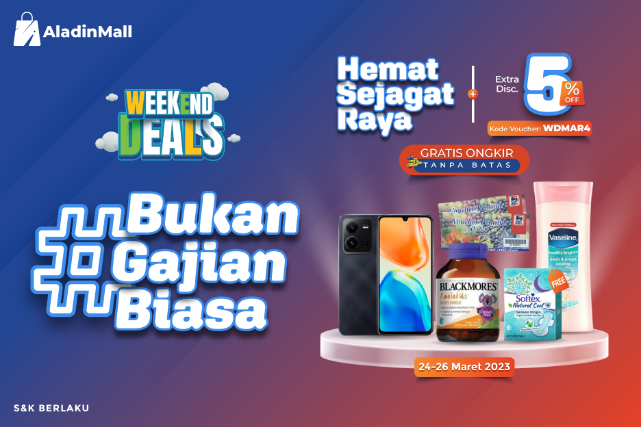 Ayo Serbu Promo di AladinMall, Diskon hingga 90 Persen dan Gratis Ongkir (FOTO:MNC Media)