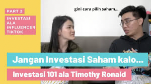 Inilah Profil Timothy Ronald, Investor Muda Sukses. (FOTO ; Youtube)