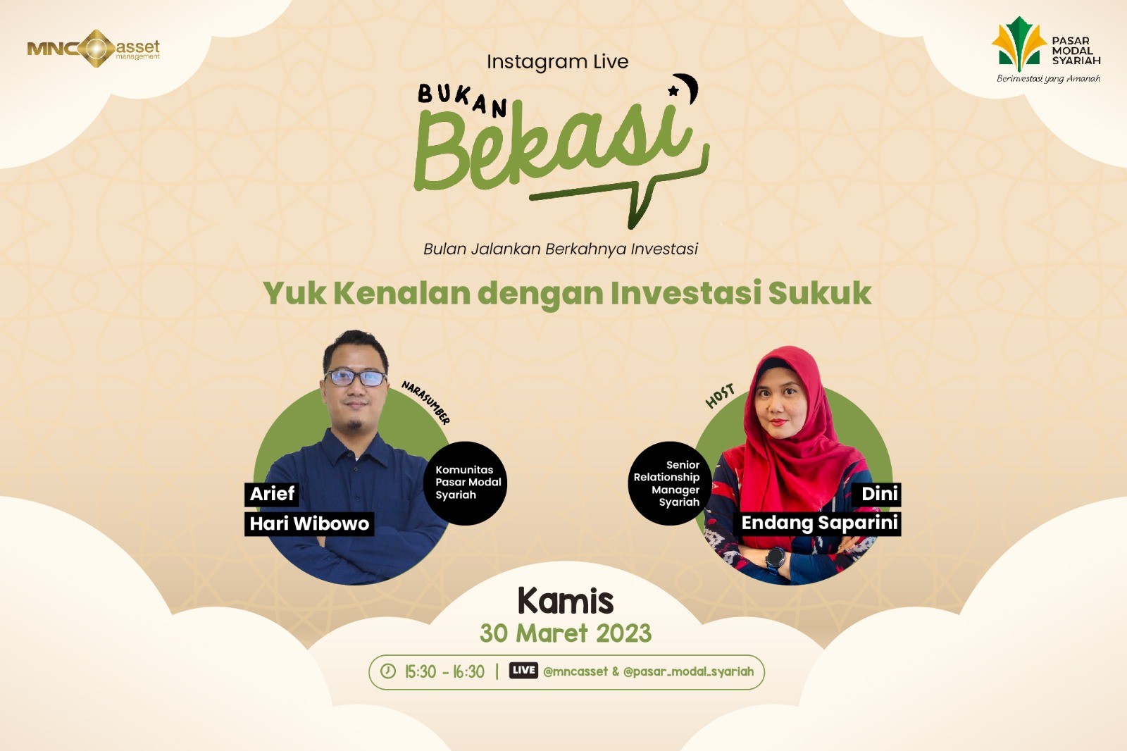 Kupas Tuntas Sukuk di IG Live MNC Asset dan Pasar Modal Syariah (FOTO:MNC Media)