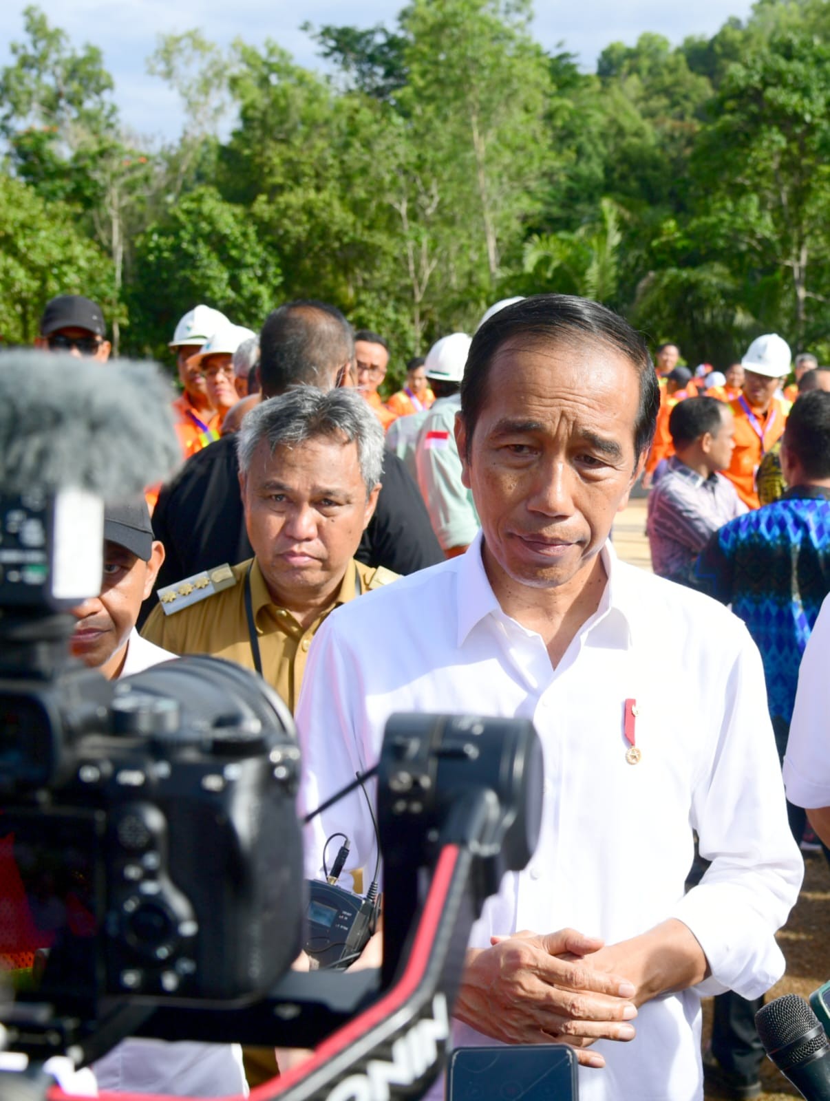 Jokowi Tegaskan Perusahaan Tambang Wajib Rehabilitas dan Reklamasi Lahan. (Foto: MNC Media)