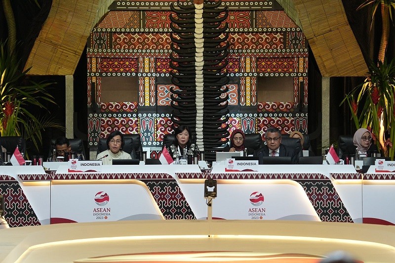 Sri Mulyani dan Bos BI Kumpul Bareng Pengusaha Global di ASEAN, Ini yang Dibahas. (Foto: Ist).