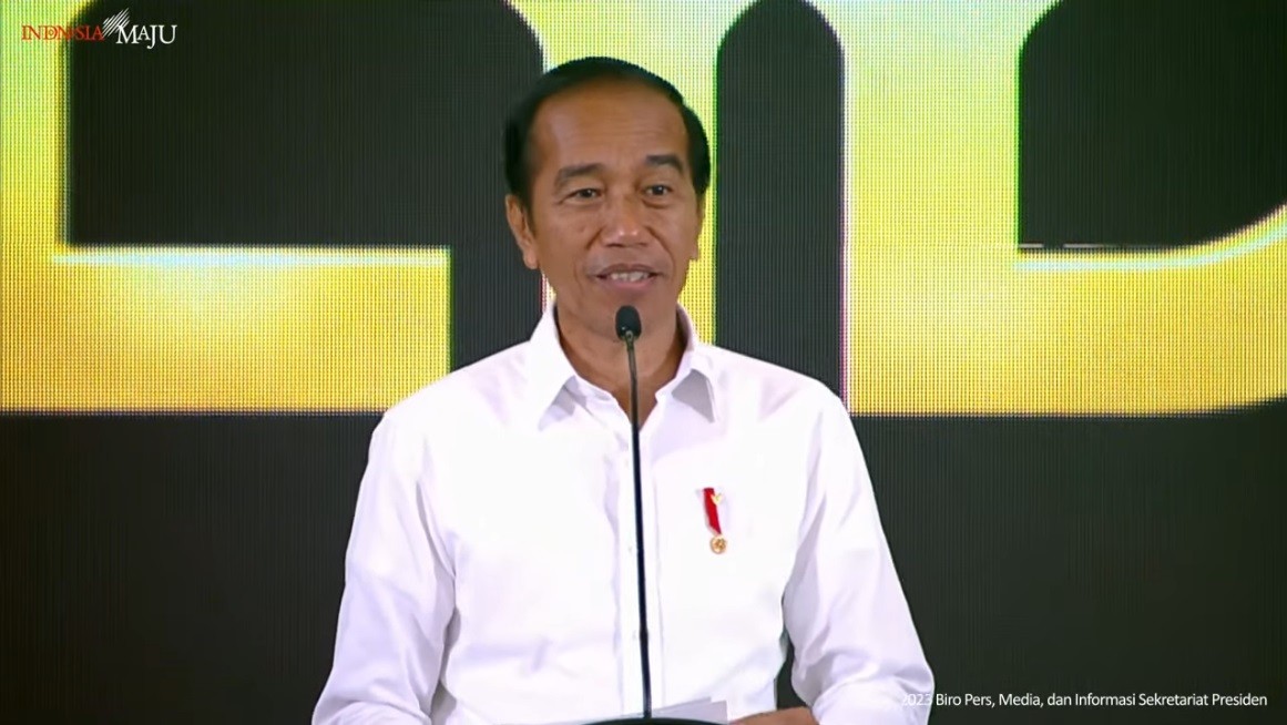 Jokowi Ajak Masyarakat Wisata ke KEK Lido yang Dikelilingi Tiga Gunung. (Foto Tangkapan Layar YT Setpres)