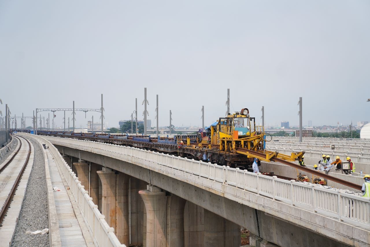 Kereta Cepat Jakarta Bandung dan LRT Diresmikan 18 Agustus 2023. (Foto: MNC Media)