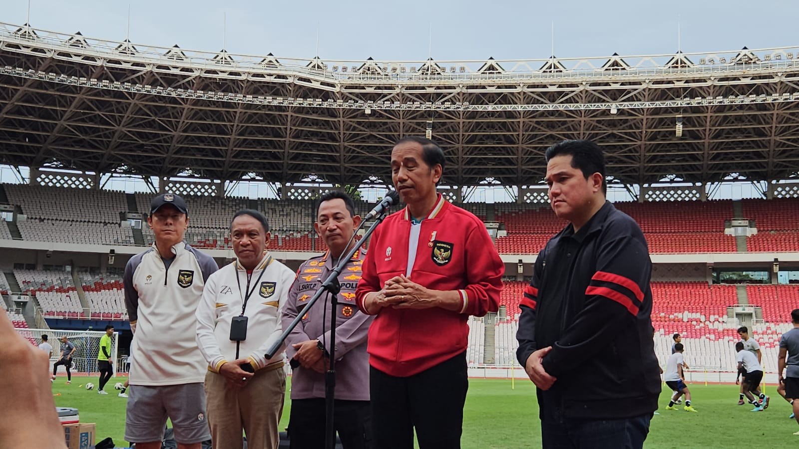 Garuda Muda Gagal Ikut Piala Dunia U-20, Jokowi: Masih Bisa Main di Olimpiade. (Foto: MNC Media)