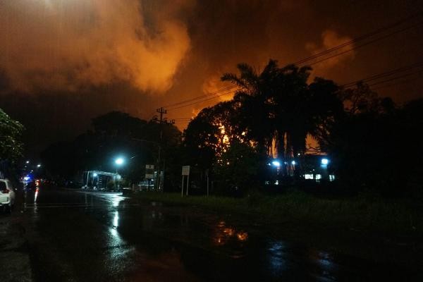 Ledakan Kilang Pertamina Dumai, Banyak Warga Lapor Kerusakan Rumah (Foto: MNC Media)