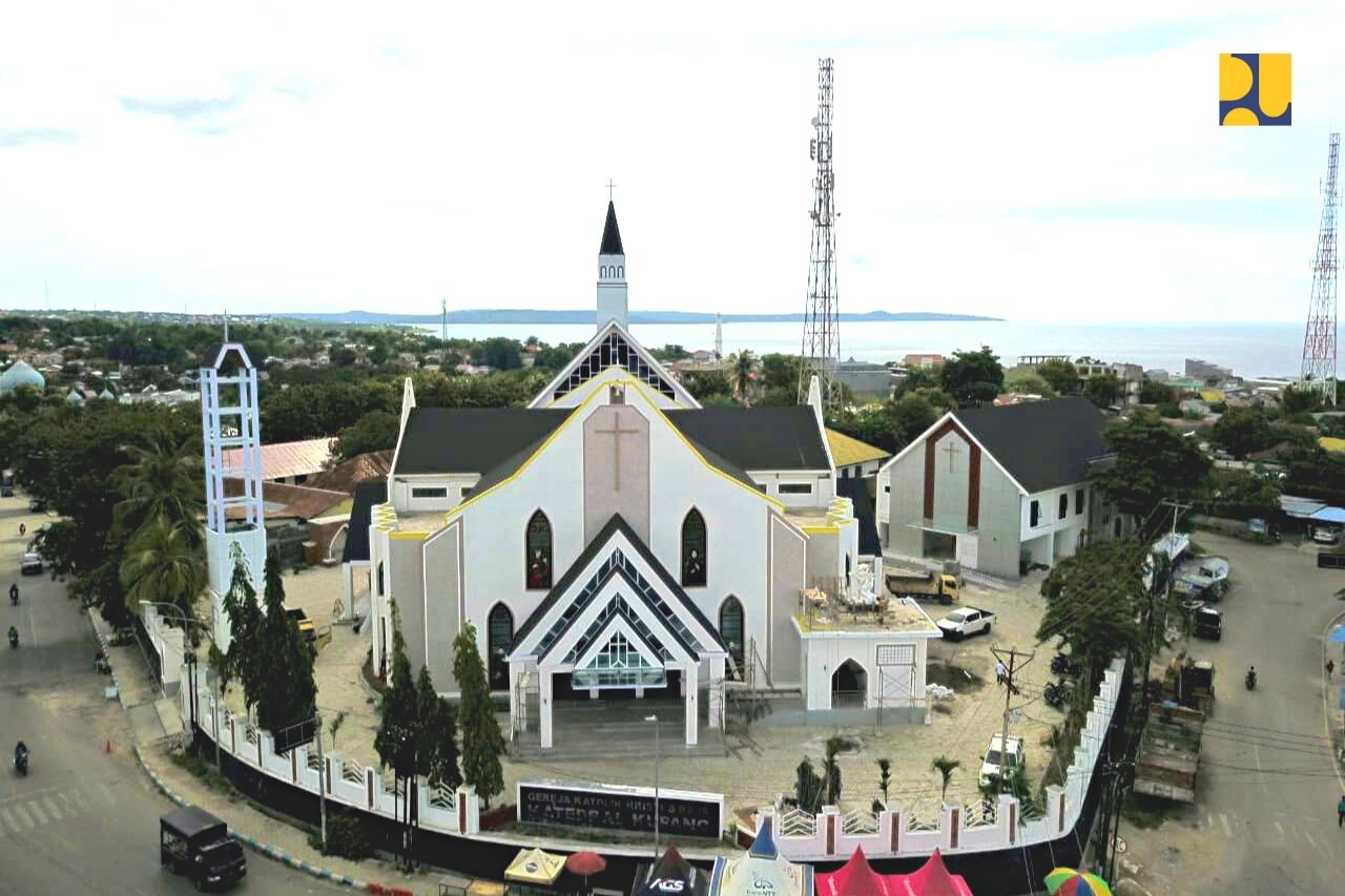PUPR Rampungkan Proyek Pembangunan Katedral Keuskupan Agung Kupang Senilai Rp24,08 Miliar. (Foto: MNC Media)