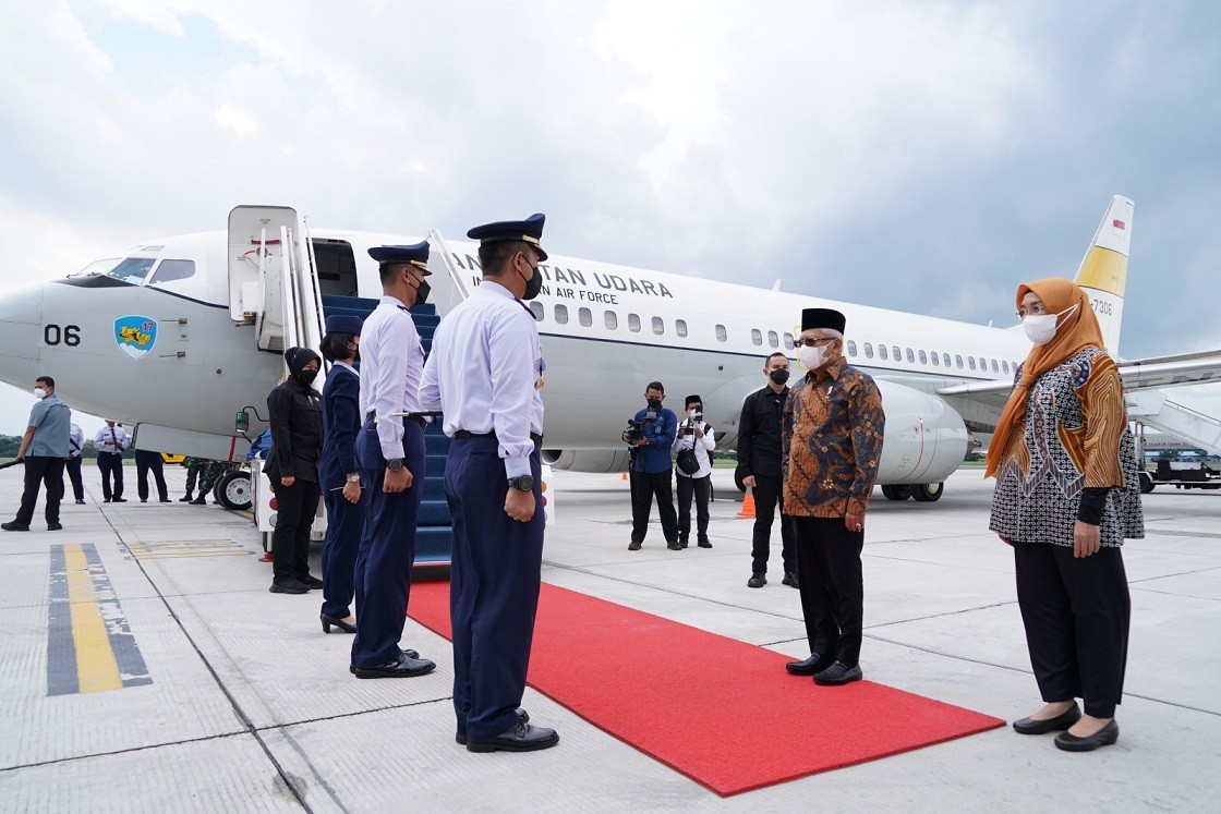 Ma’ruf Amin Resmikan Jateng Halal Fair 2023 Sore Ini. (Foto Setwapres)