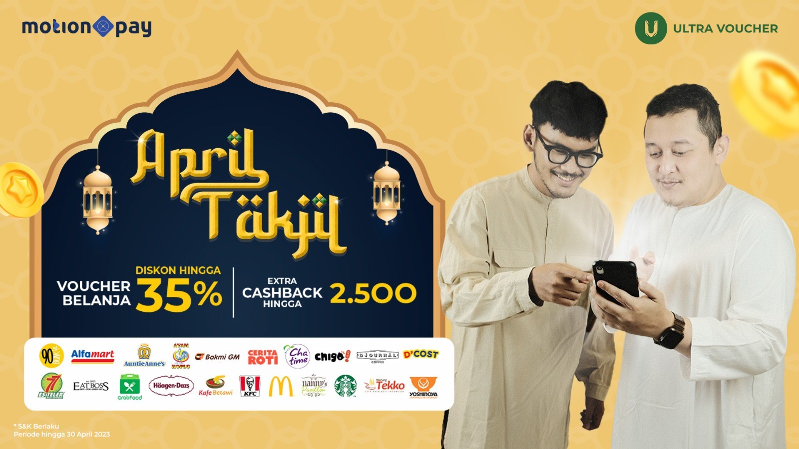Berburu Takjil Lewat MotionVoucher di Aplikasi MotionPay. (Foto: MNC Media)