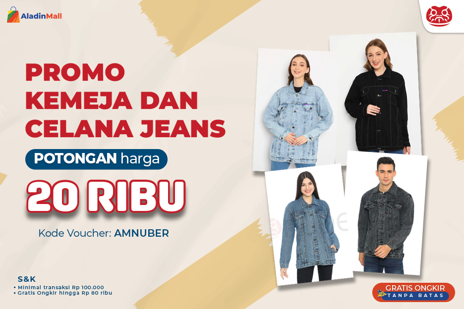Jeans Lovers Ayo Borong Produk Nuber di AladinMall, Ada Diskon Plus Gratis Ongkir (Foto: MNC Media)