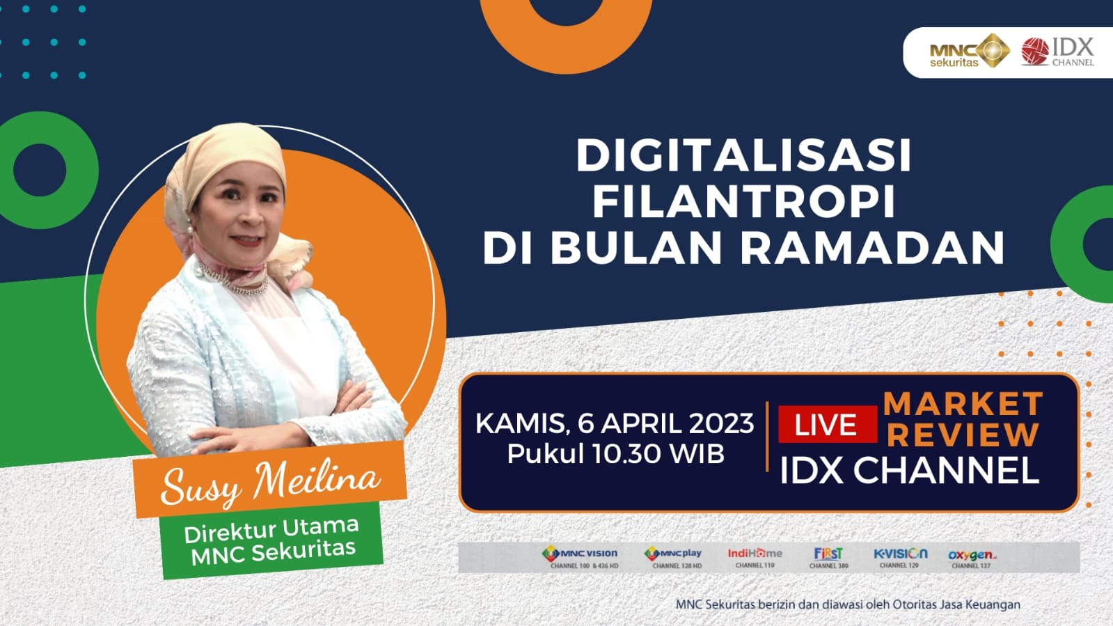Simak Talkshow “Digitalisasi Filantropi di Bulan Ramadan” Bersama MNC Sekuritas di IDX Channel. (Foto: MNC Media)