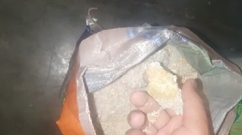 Beras Premium Bulog yang Dijual untuk Operasi Pasar Rusak. (Foto MNC Media)