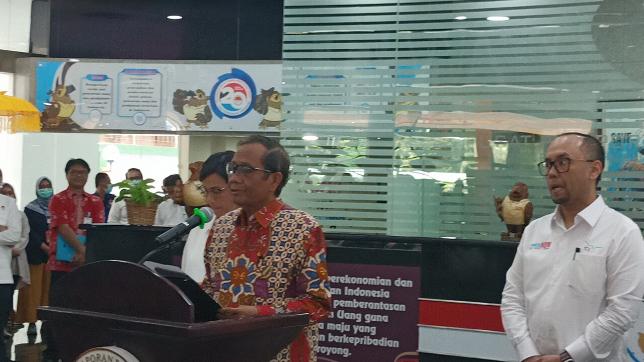Mahfud MD Ungkap Tujuh Poin Penting Dana Janggal Rp349 Triliun. (Foto: MNC Media)