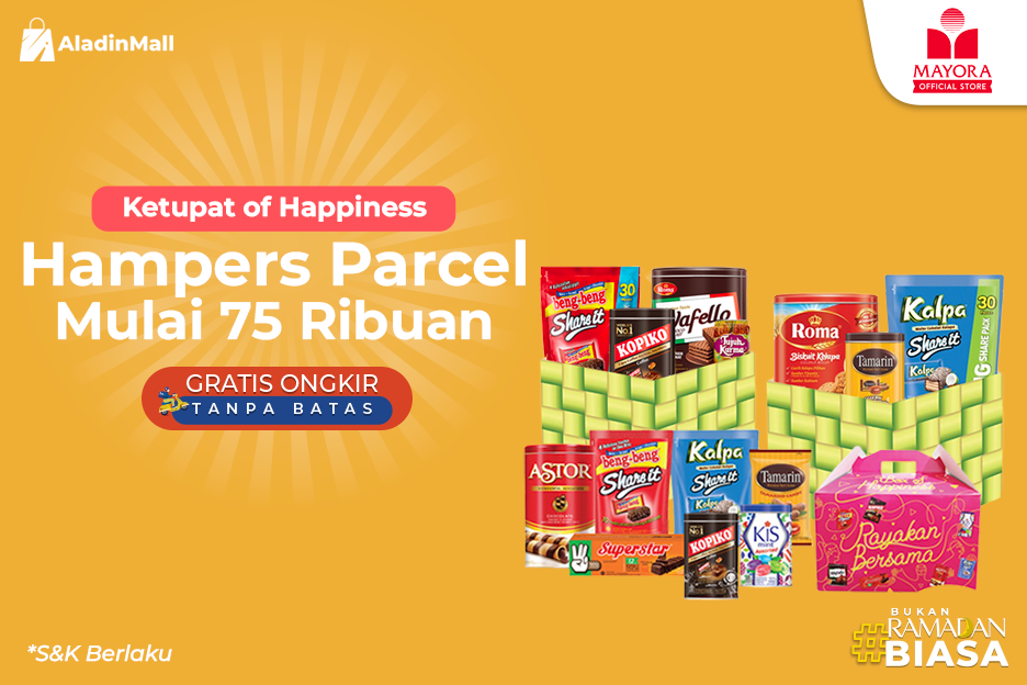 Cari Hampers Buat Lebaran? Ada dari Rp75 Ribuan Plus Gratis Ongkir di AladinMall. (Foto: MNC Media)