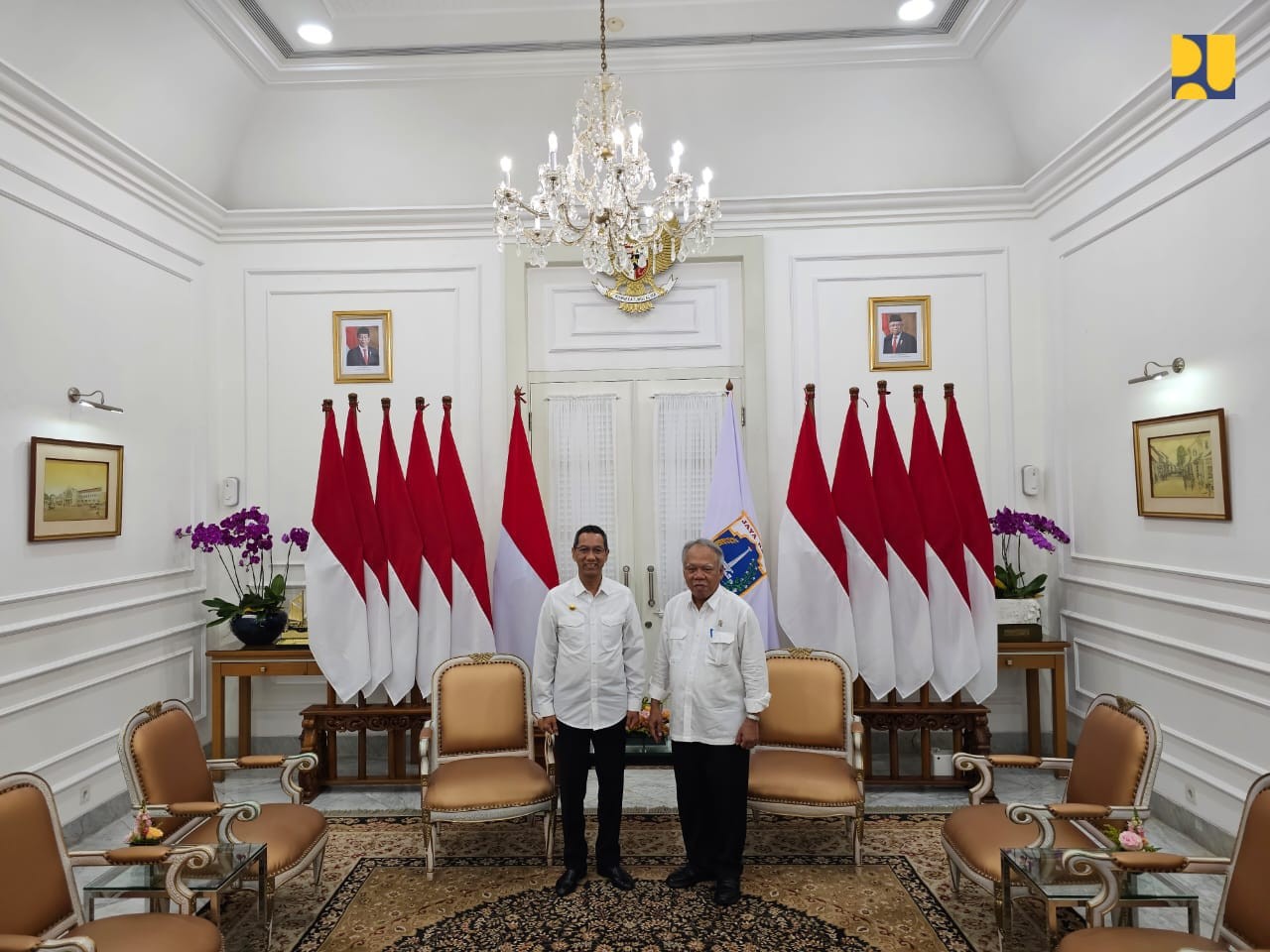 Menteri PUPR ke Pj Gubernur DKI: Siap Mendukung Penataan Kawasan Monas. (Foto Dok. Istimewa Kementerian PUPR)